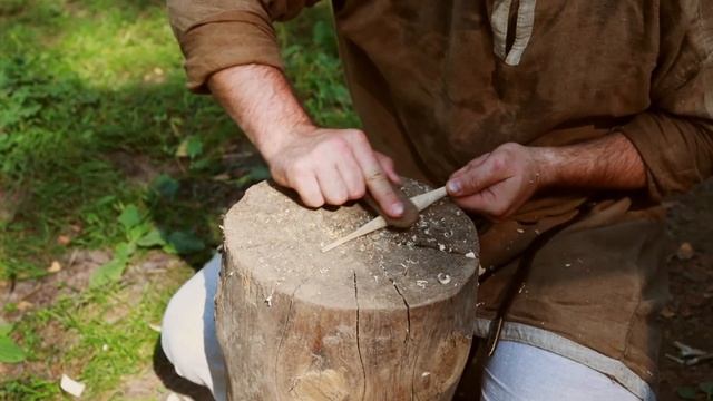 Шаг в прошлое: изготовление веретена и пряслица