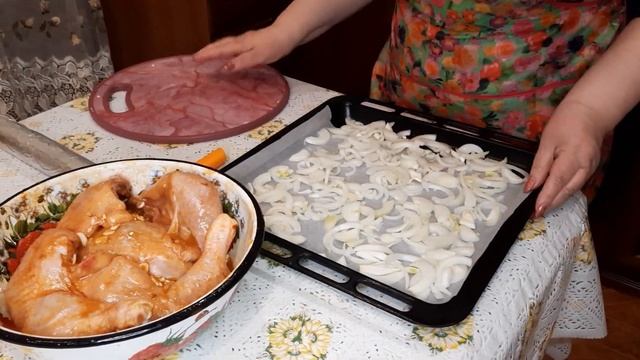 Как приготовить куриные четверти в духовке!