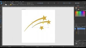 Рисую для стоков  Звёзды. Affinity Designer.