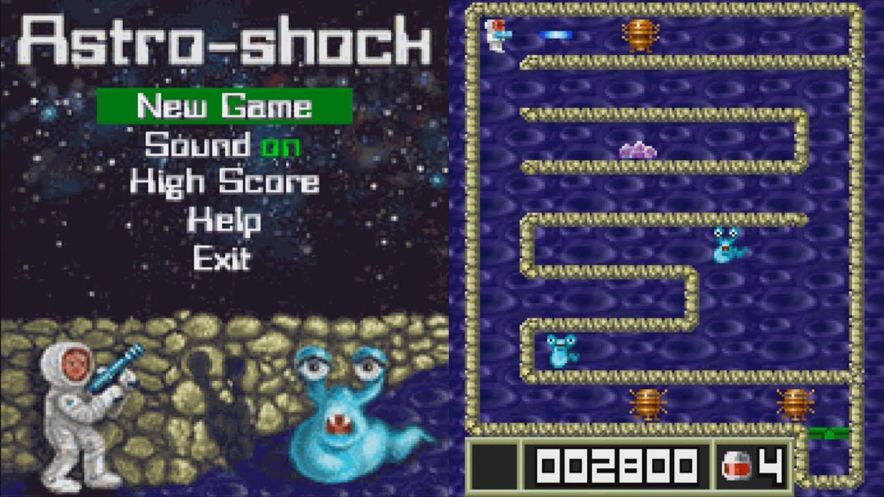 AstroShock JAVA GAME (Mobile Gang 2004) FULL WALKTHROUGH