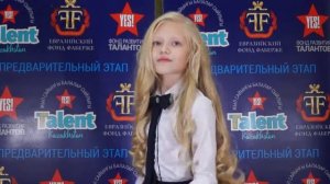 Анна Иванова  - 9 лет -  песня "Отличница"