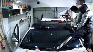 Как закатать плёнкой крышу Skoda Octavia