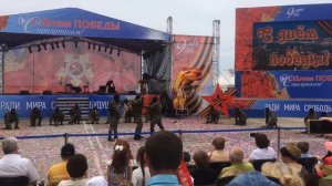 День Победы в Сочи. Выступление ОМОНа красная поляна