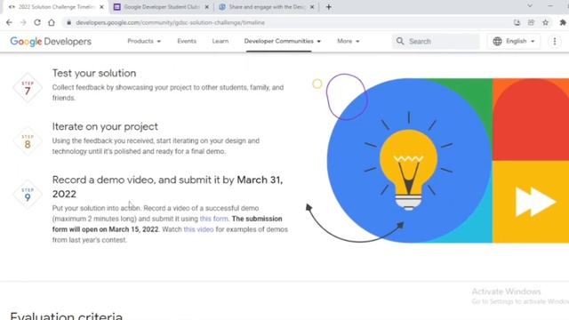 Google Solution Challenge 2022 | Google Developer Student Club