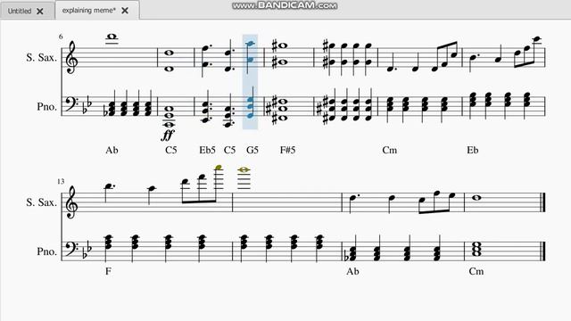 " Fans Explaining Meme " Saxophone Sheet Music смотреть онлайн