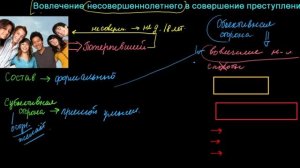 333  Преступления против семьи и несовершеннолетних  Вовлечение несовершеннолетнего в совершение пр