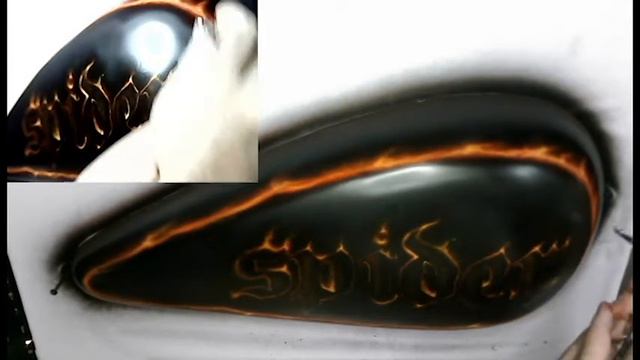 How to AIRBRUSH FLMES\AEROGRAF FLACARI смотреть онлайн