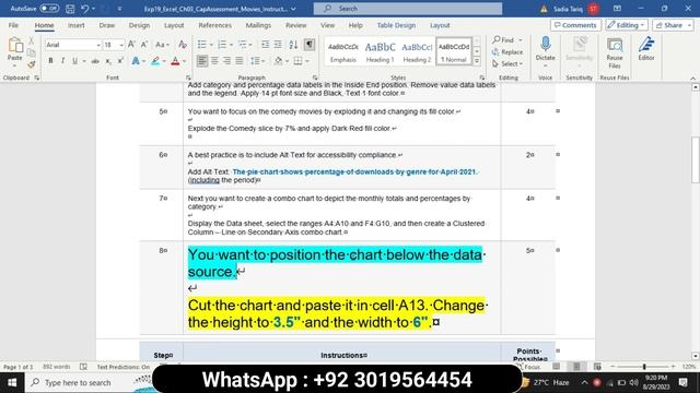 Exp19_Excel_Ch03_CapAssessment_Movies | Excel Chapter 3 Capstone Assessment Movies | Ch03 Movies