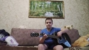 Дворовая песня Аленка под гитару.