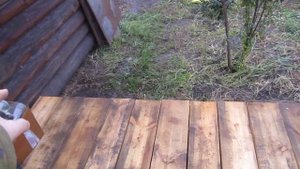 ТЕРАССА из обычной доски ДЕШЕВЛЕ терассной доски.