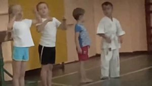 Каратэ для детей. Наш первый урок.