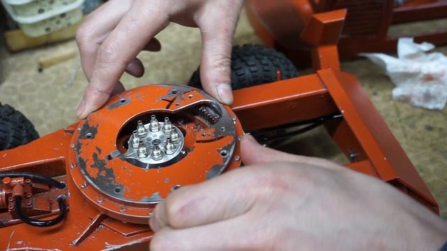 Поворотный редуктор Экскаватора и центральный коллектор Как это сделано