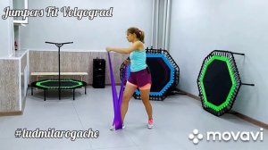 тренировка с лентой на руки и пресс ?