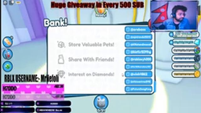 ?LIVE? Pet Simulator X Live ?DIAMONDS? And Thanksgiving Pets Giveaway #petsimulatorx