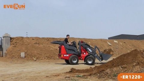 Видео обзор фронтального погрузчика EVERUN ER1220