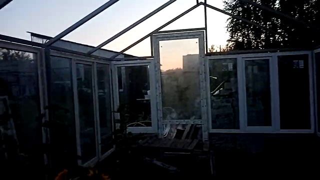 Постройка теплицы из пластиковых окон