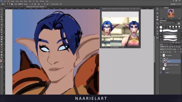 Night Elf and Panda World of Warcraft Timelapse смотреть онлайн