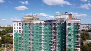 Видеоотчёт о ходе строительства ЖК «Город времени» от 22 июля 2022 г. в Нижнем Новгороде