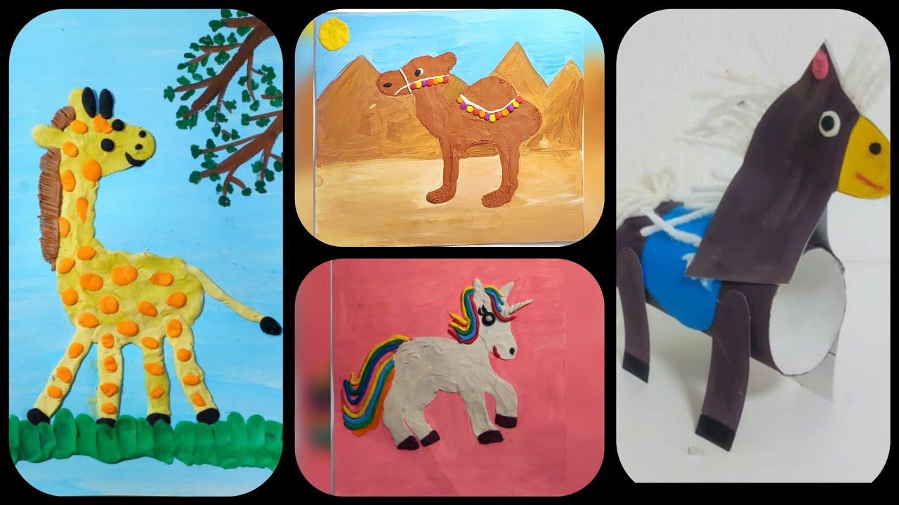 Learning to Sculpt: Giraffe, Camel, Unicorn, and Horse смотреть онлайн