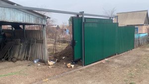 Ворота раздвижные с верхней балкой своими руками