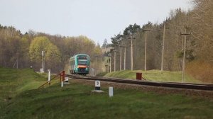 Дизель-поезд ДП3-001 на перегоне Могилёв-1/Лотва│2020