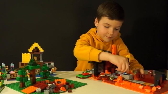 Лего Бой в Подземелье для НУБика Майнкрафт LEGO Minecraft смотреть онлайн
