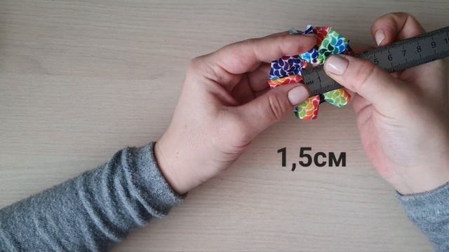 ? Радужные резиночки со спиральками / мк канзаши / DIY rainbow bows