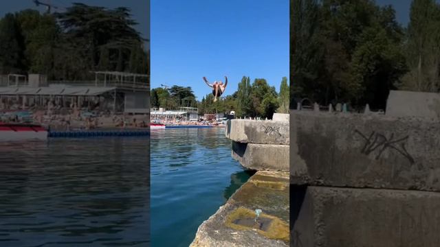 Летняя атмосфера / Делаем сальтушки в море 🌊