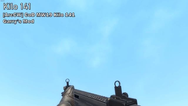 Modern Warfare 2019 Weapons in Source Games (as of 01/10/2020)