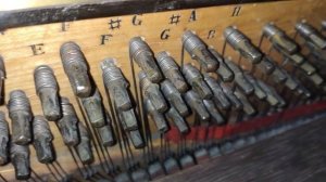 Пианино Lichtenthal | Штег, колки и строй