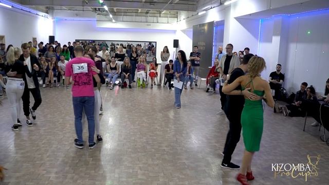 UrbanKiz JnJ - Intermediate Final at Kizomba ProCup 2023 смотреть онлайн