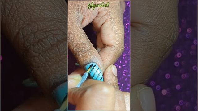 A simple stripes nail art | #shorts #nails #nailart смотреть онлайн
