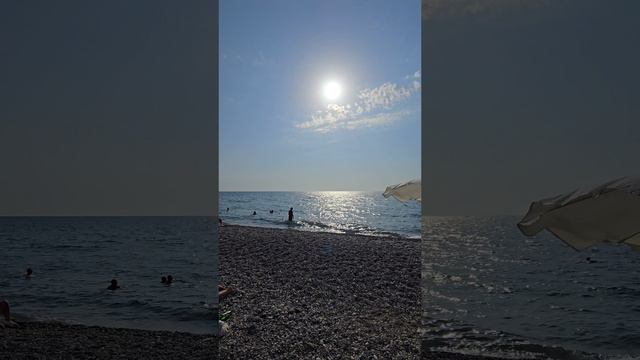 Абхазия 31 августа 2024 пляж 🌴
