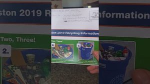 Как выбрасывают мусор в США. Recycling. #моя_америка