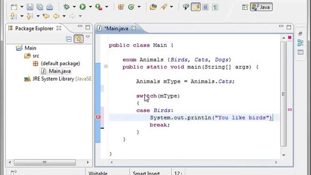 Java 14   Enums and Switches