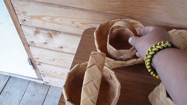 Мои дачные поделки из бересты и ивняка. смотреть онлайн