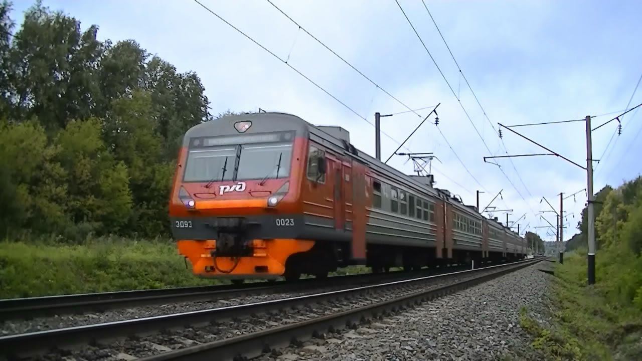 РЖД ЭД9Э-0023 Кустовая - Суроватиха смотреть онлайн