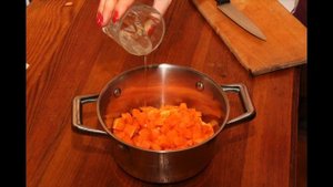 Тыква тушеная с яблоками