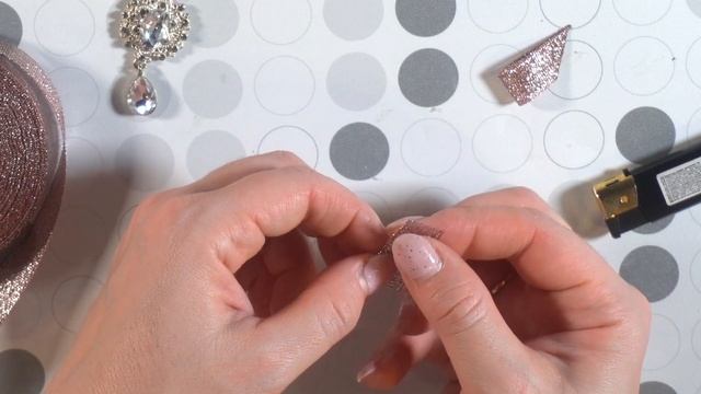 Этническая повязка на голову на этно-праздник канзаши DIY