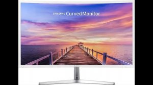 New Samsung 32 Full HD Curved Screen LED TFT LCD Monitor Glossy White MagicBright 70% OFF