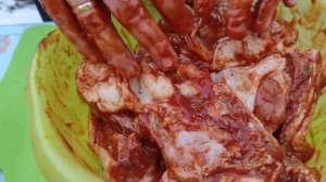 ШАШЛЫК ИЗ КУРИЦЫ БЕДРА НА МАНГАЛЕ