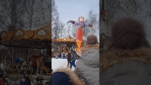 проводы Масленицы парк на никитской Кострома 2022 смотреть онлайн