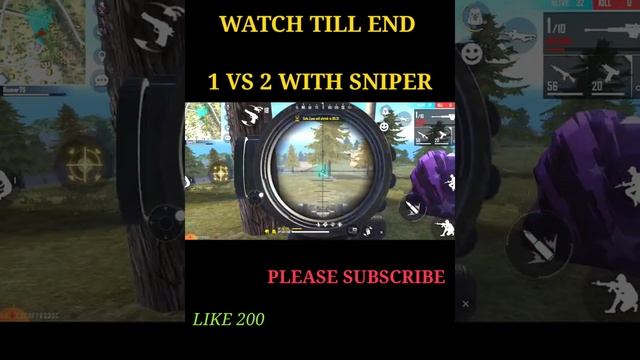 Garena Free Fire Sniper God |Sniper Legend free fire overpower game play #shorts  Rush gaming 79