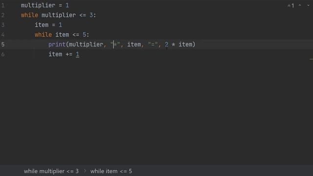 Python for Beginners: 10. Nested While-Loop in Python with Example