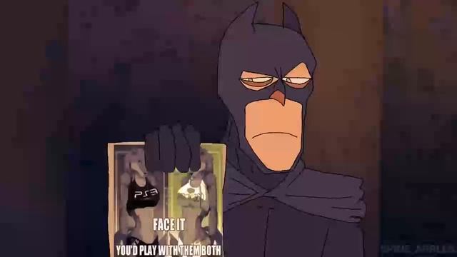 Бетмен и мем про консоли смотреть онлайн