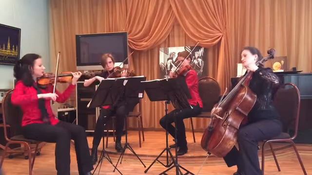 Edward Elgar - Salut d'Amour (by Capriccio Quartet) смотреть онлайн