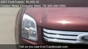 2007 Ford Fusion S - for sale in Knoxville, TN 37922