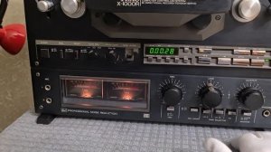 Катушечный магнитофон Teac X 1000R Black