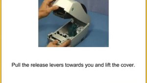 Загрузка носителей ZEBRA LP 2824