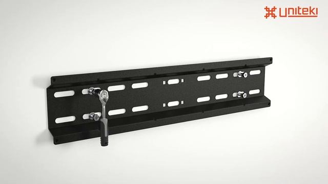 Кронштейн на стену для телевизора для диагоналей 32-55 дюймов UniTeki FN4401 черный крепление смотреть онлайн